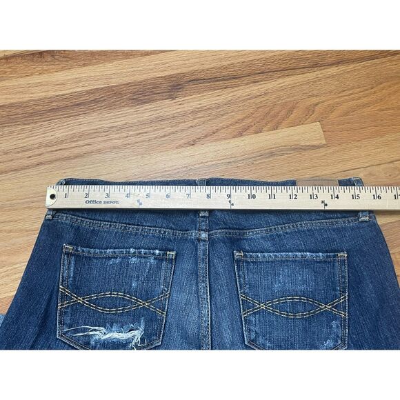 Abercrombie & Fitch Emma Women's 6 Blue Jeans Denim Cotton Bootcut Distressed - Picture 11 of 11